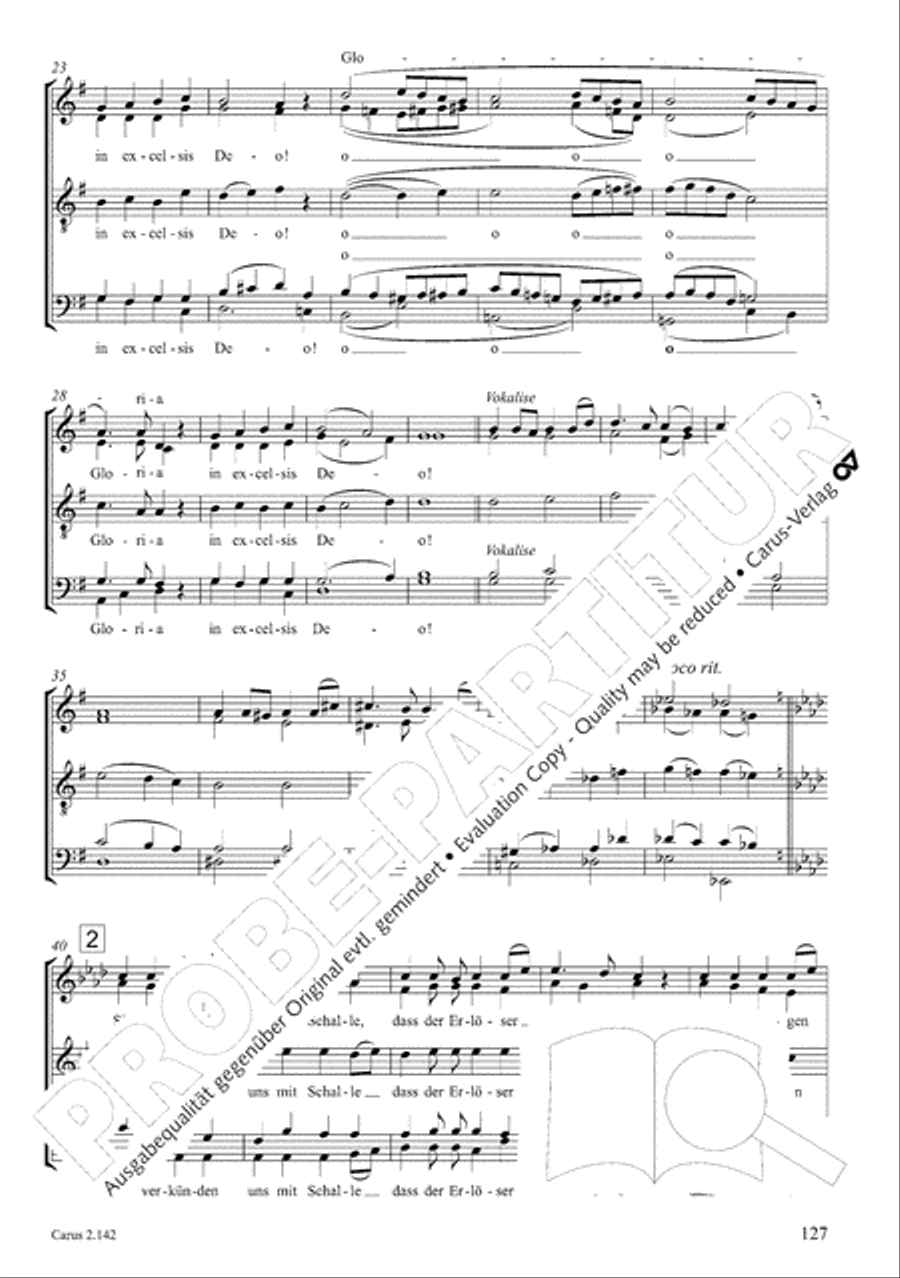 Christmas Carols of the World. Choral collection 4-Part scores gallery preview page 108