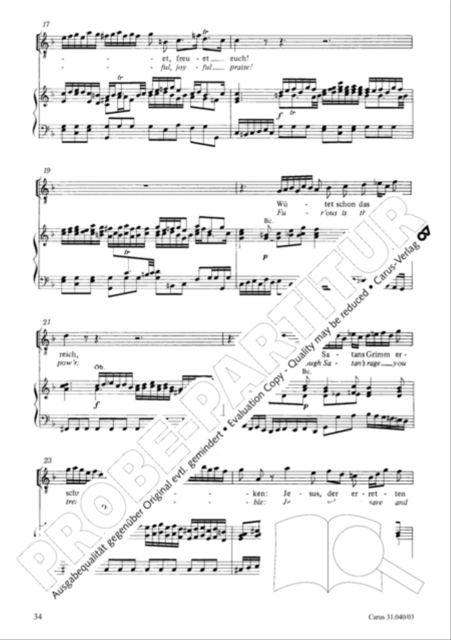 Christ was manifested for this purpose (Dazu ist erschienen der Sohn Gottes) ATB scores gallery preview page 35