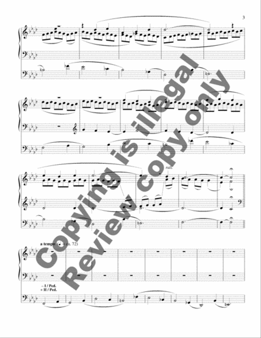 Prelude and Passacaglia Organ scores gallery preview page 10