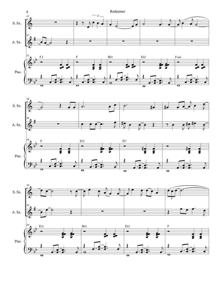 Redeemer Redeemer Woodwind Duet scores gallery preview page 4