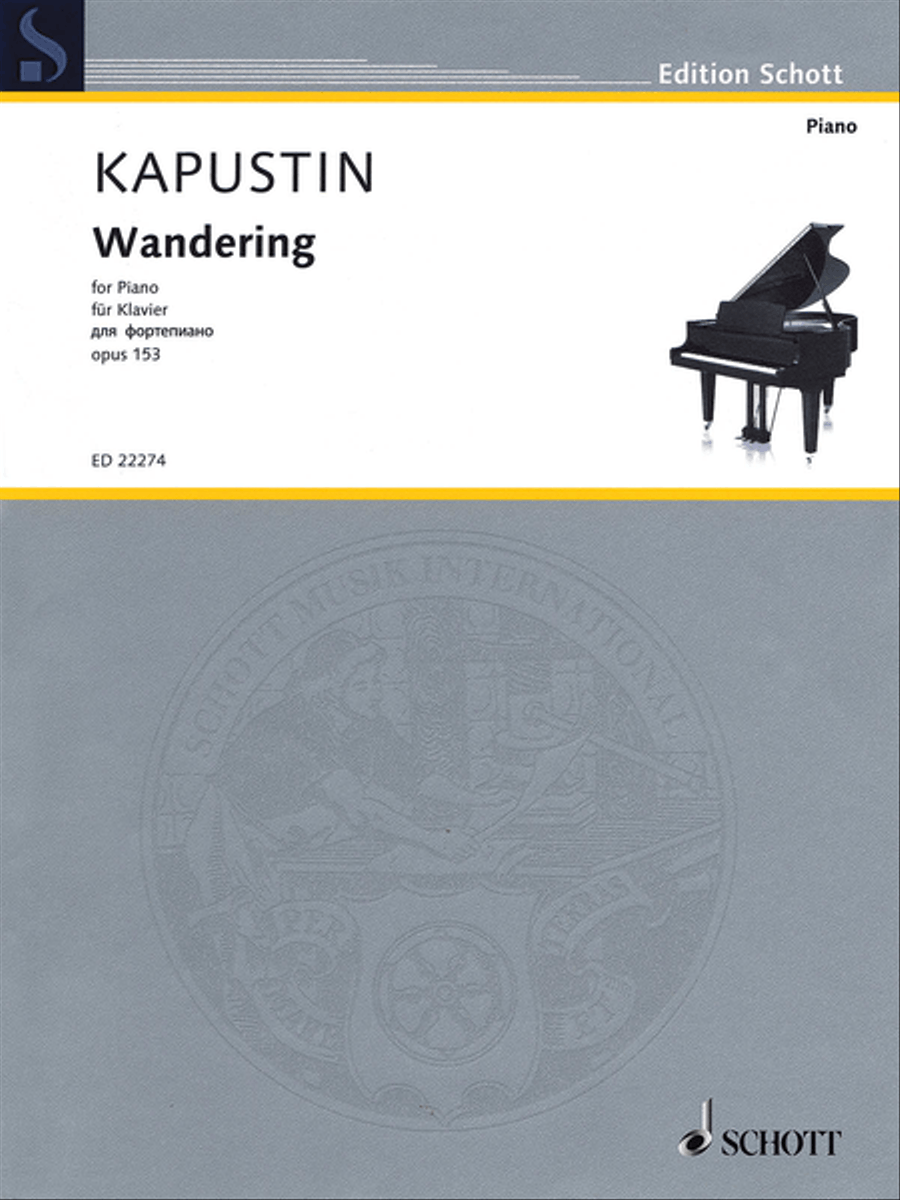Wandering, Op. 153 Piano Solo scores gallery preview page 1