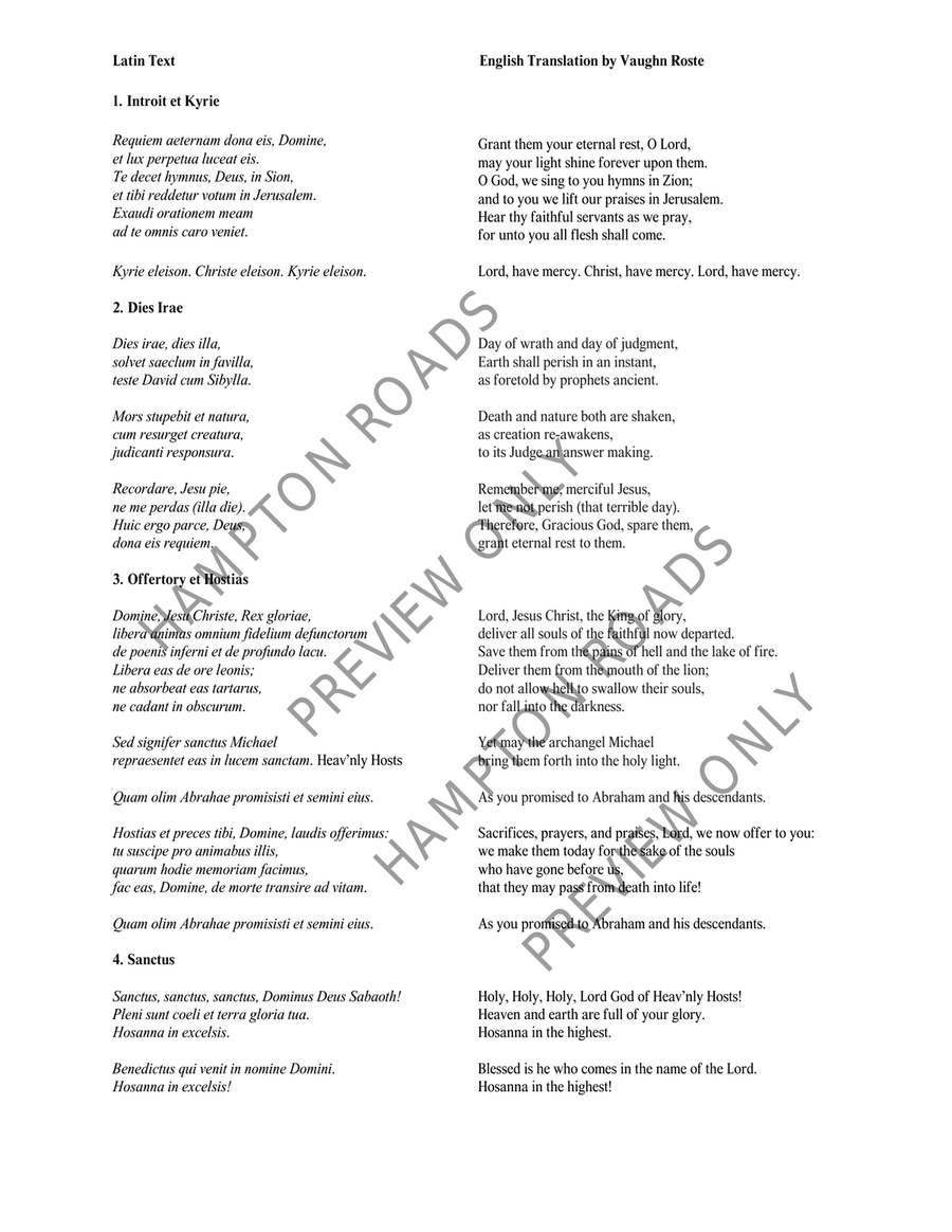Requiem (SATB) Requiem (SATB) 4-Part scores gallery preview page 5