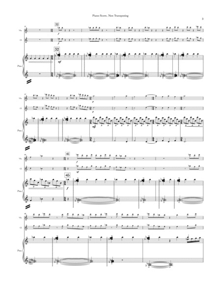 Descent (Metropolis, movement III) trio for violin, Bb clarinet, and piano image number null