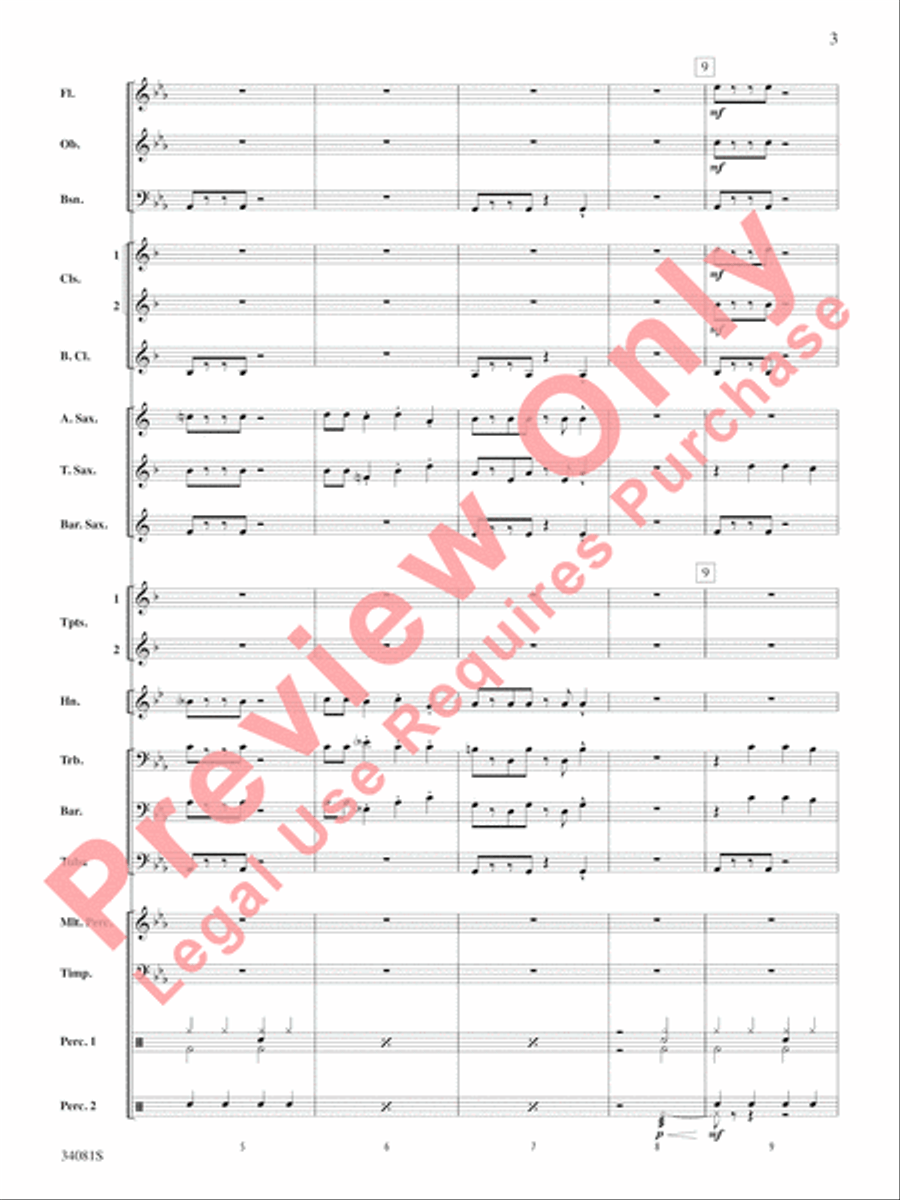 Misery Concert Band scores gallery preview page 4