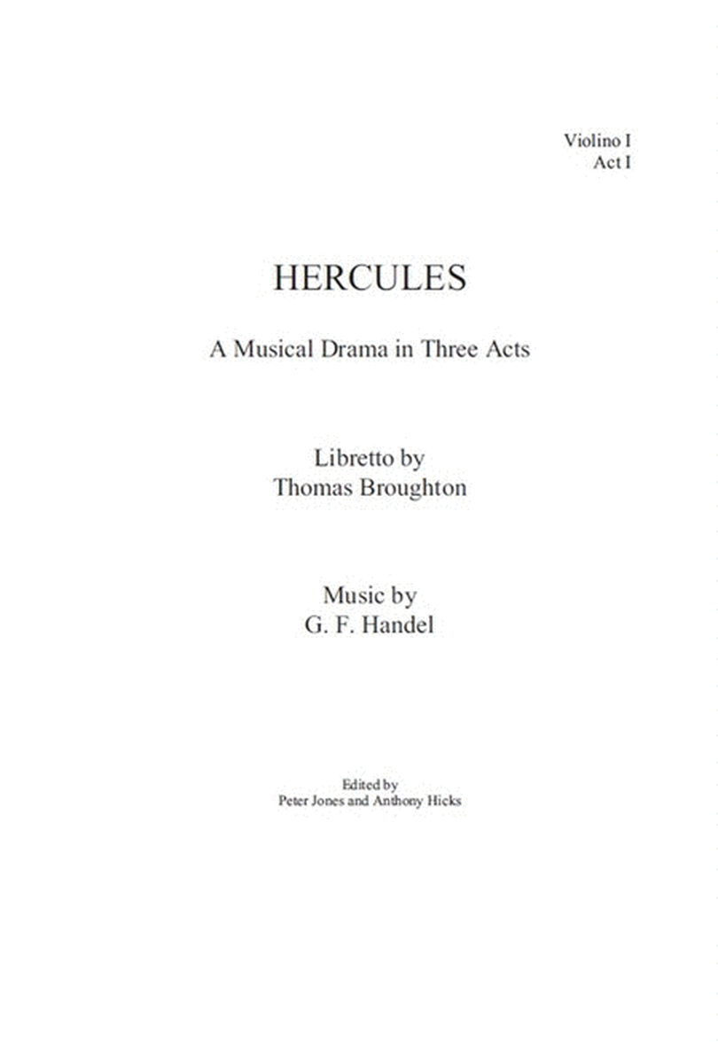 Hercules (Ed. Peter Jones) (Parts)