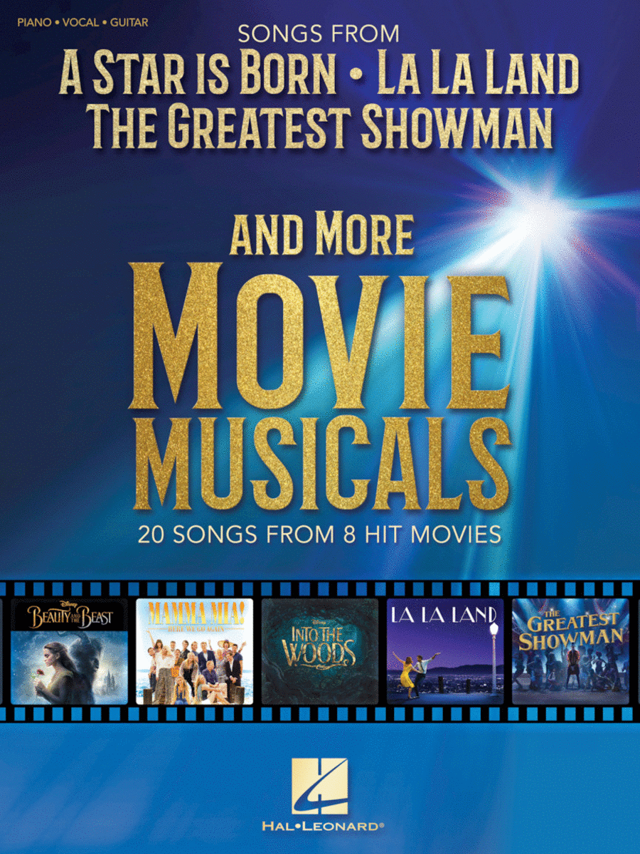 Songs from A Star Is Born, La La Land, The Greatest Showman, and More Movie Musicals Piano, Vocal, Guitar scores gallery preview page 1
