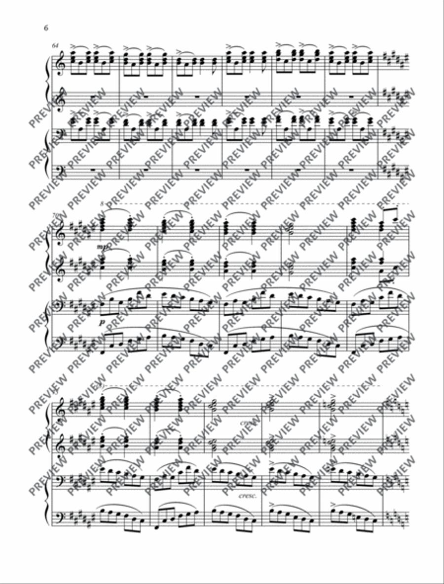 Playing with a children's song Piano Duet scores gallery preview page 7