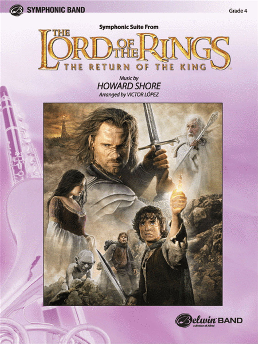 The Lord of the Rings: The Return of the King, Symphonic Suite from Concert Band scores gallery preview page 1