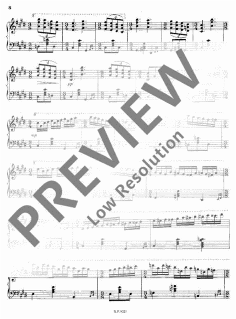 6 Préludes Piano Solo scores gallery preview page 9