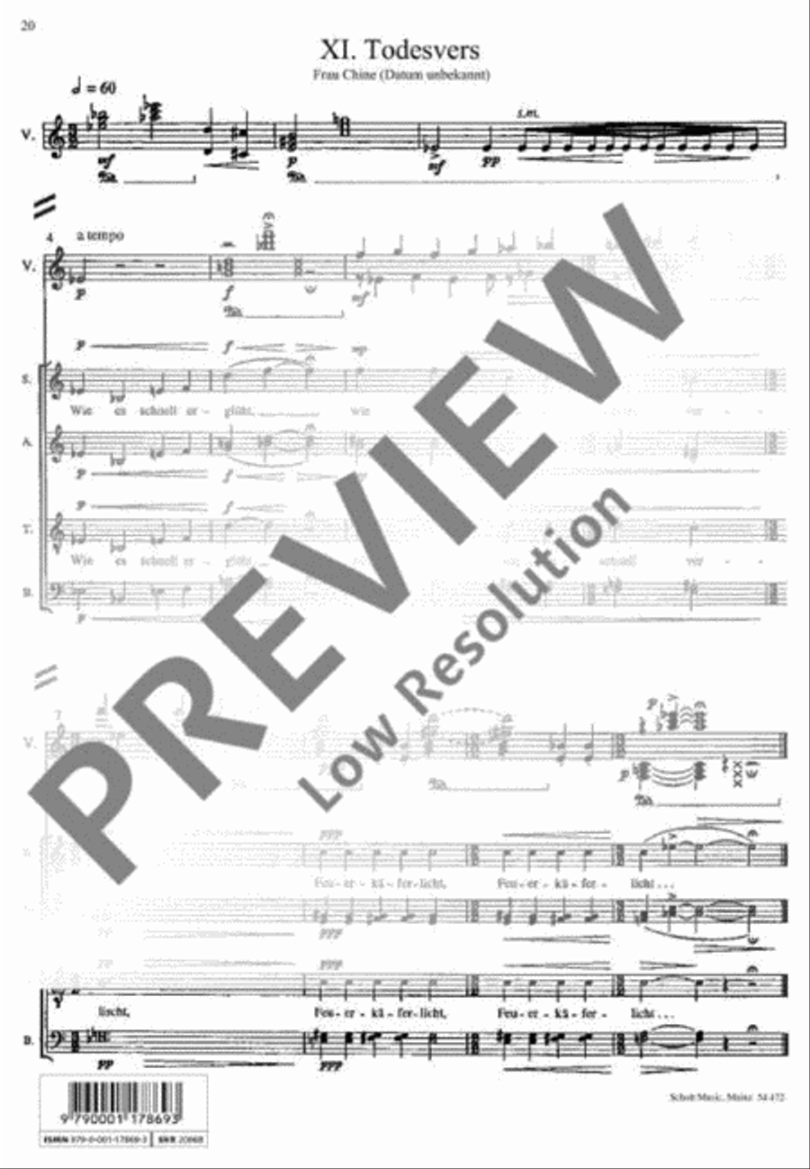 11 Haiku 4-Part scores gallery preview page 21