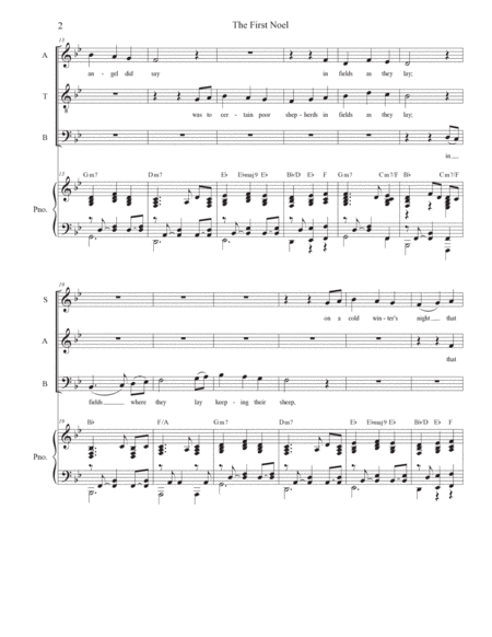 The First Noel (SATB) image number null