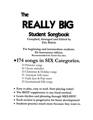 The Really Big Student Songbook Eb edition