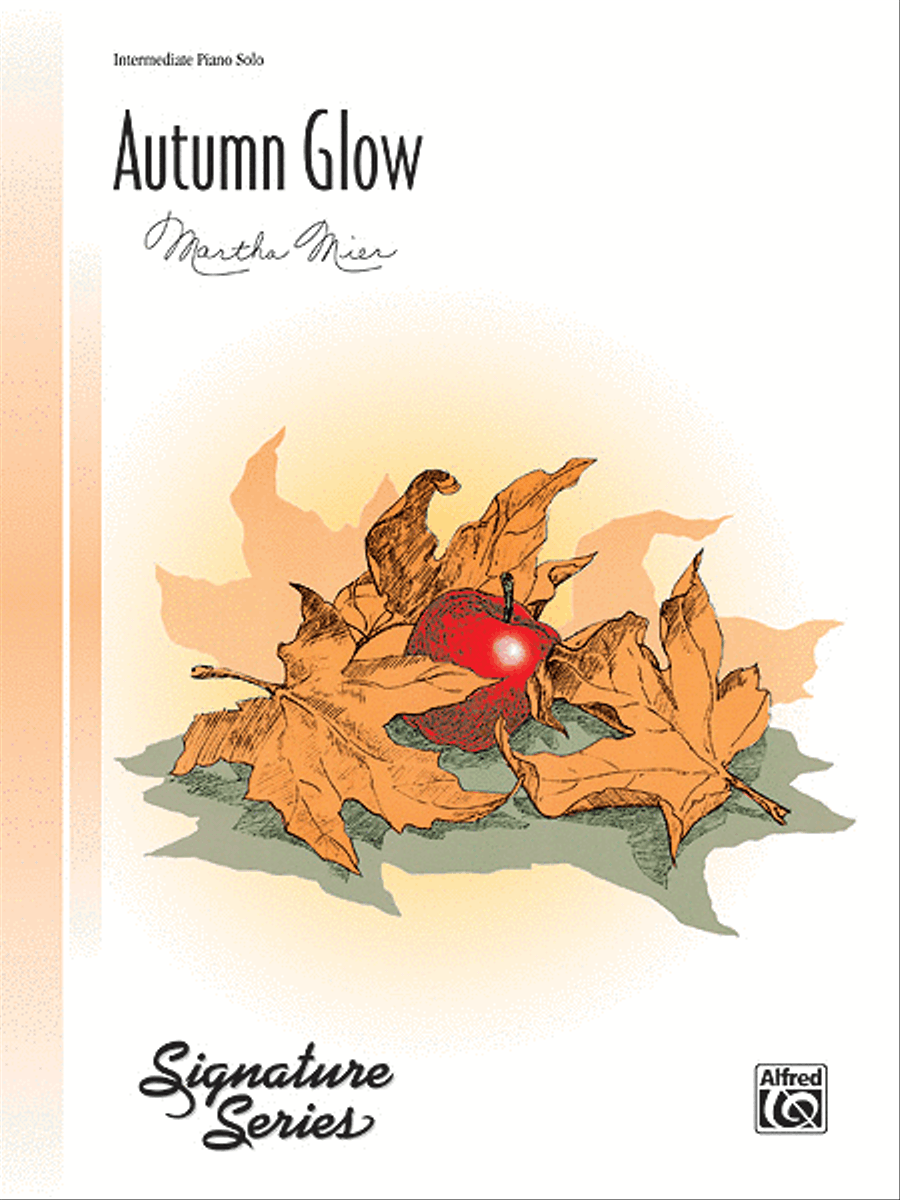 Autumn Glow by Martha Mier Piano Solo - Sheet Music