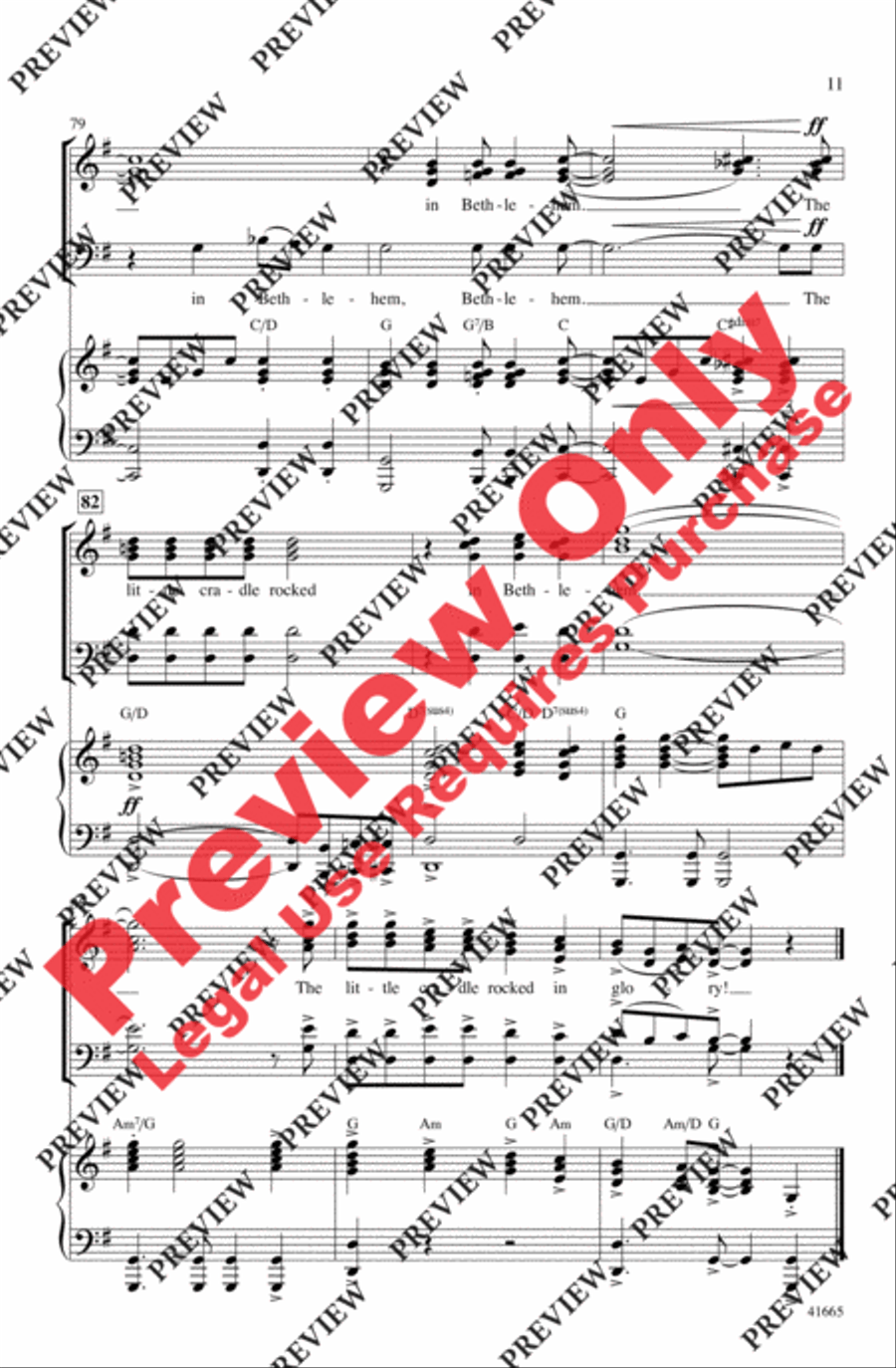 The Little Cradle Rocked - SoundTrax CD (CD only) Choir scores gallery preview page 11