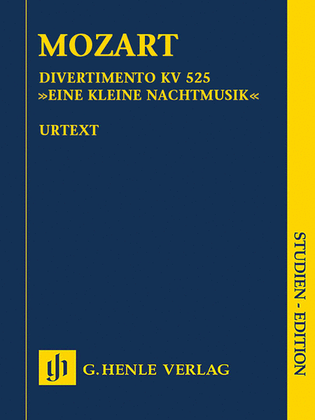 Book cover for Divertimento K525 “Eine kleine Nachtmusik”