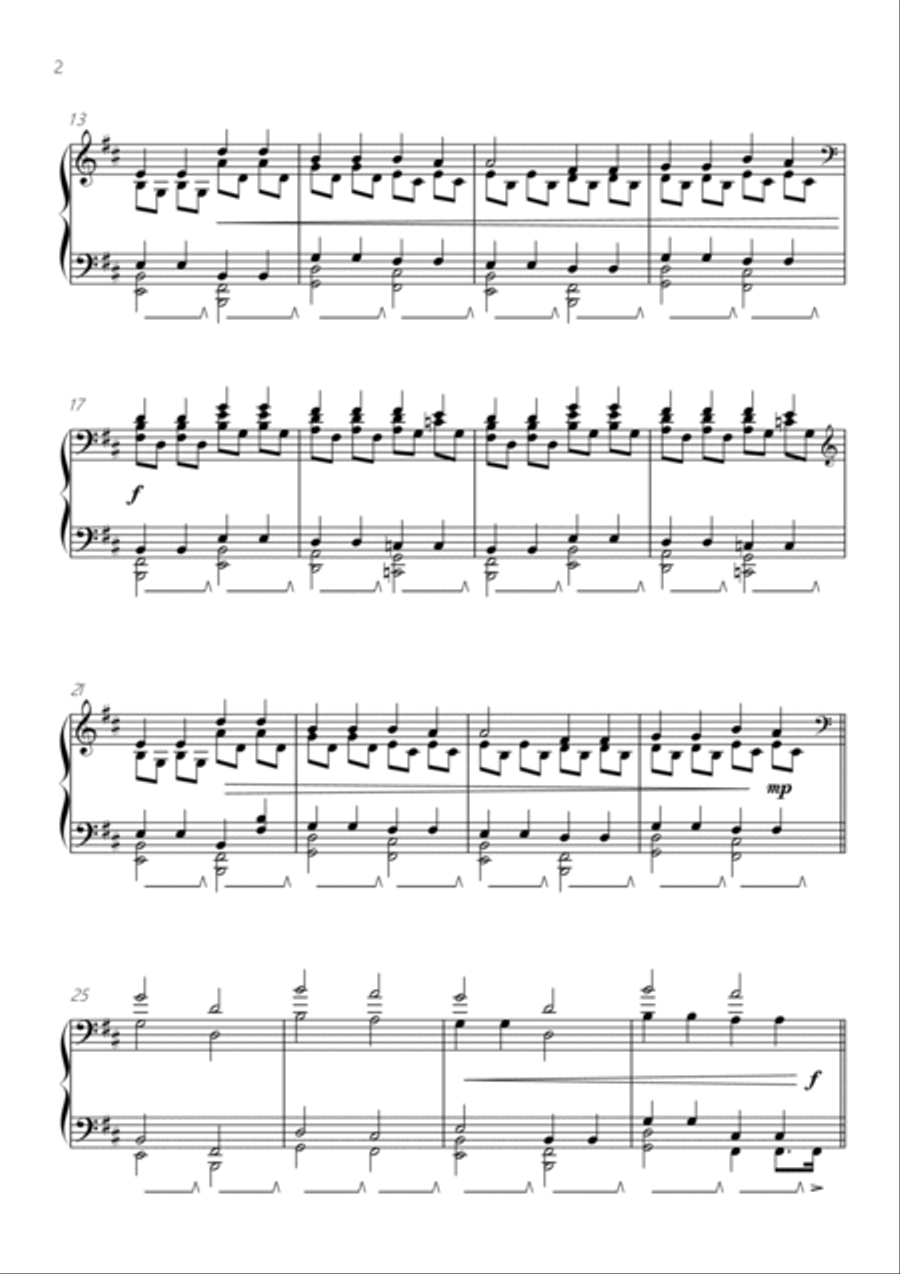 Sonne Piano Solo scores gallery preview page 2