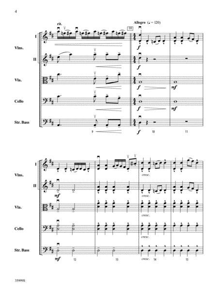 1812 -- A Fiddler's Overture: Score