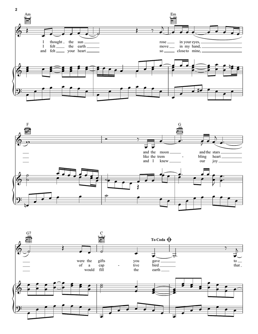 The First Time Ever I Saw Your Face Acoustic Guitar scores gallery preview page 2