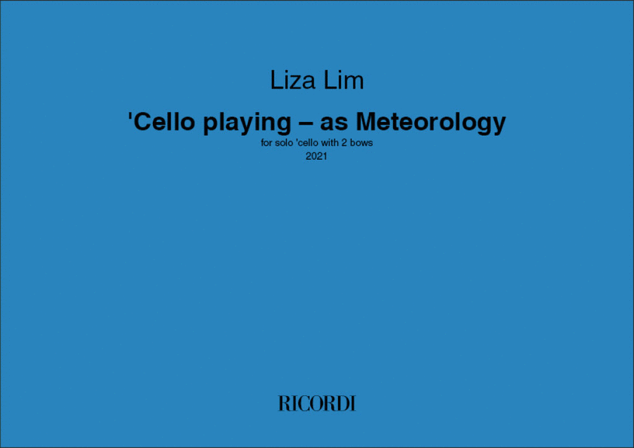 'Cello playing - as Meteorology Cello Solo scores gallery preview page 1