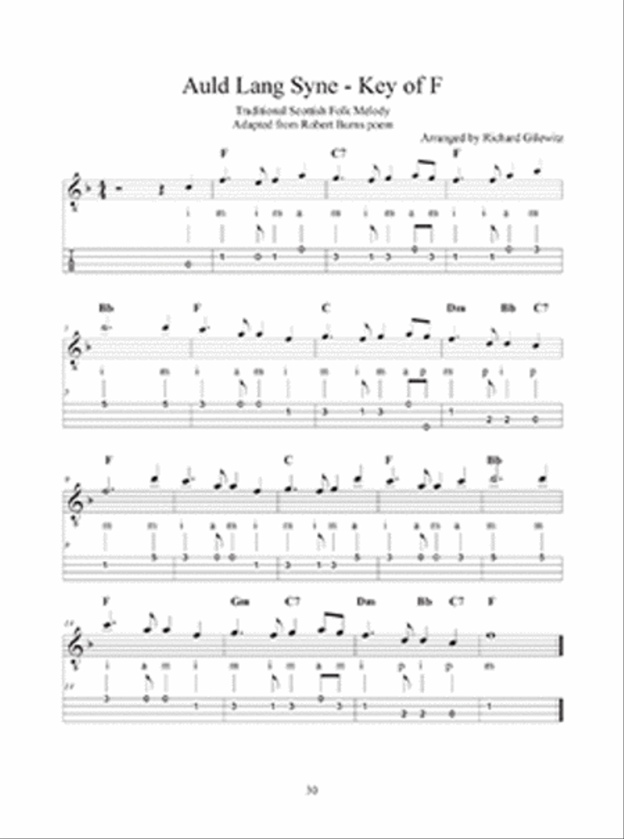 First Lessons Fingerstyle Ukulele Ukulele scores gallery preview page 3