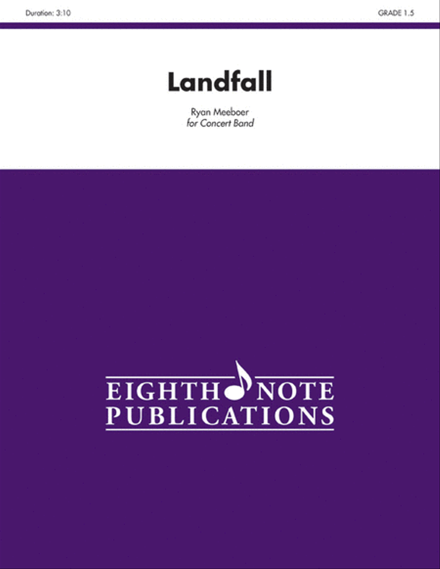 Landfall Concert Band scores gallery preview page 1