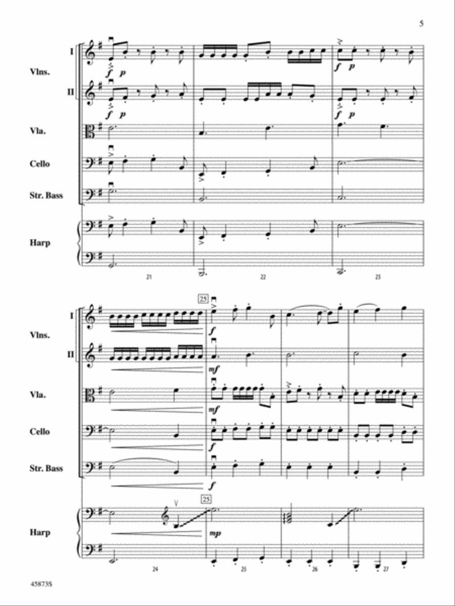 Rogue Rider: Score String Orchestra scores gallery preview page 5