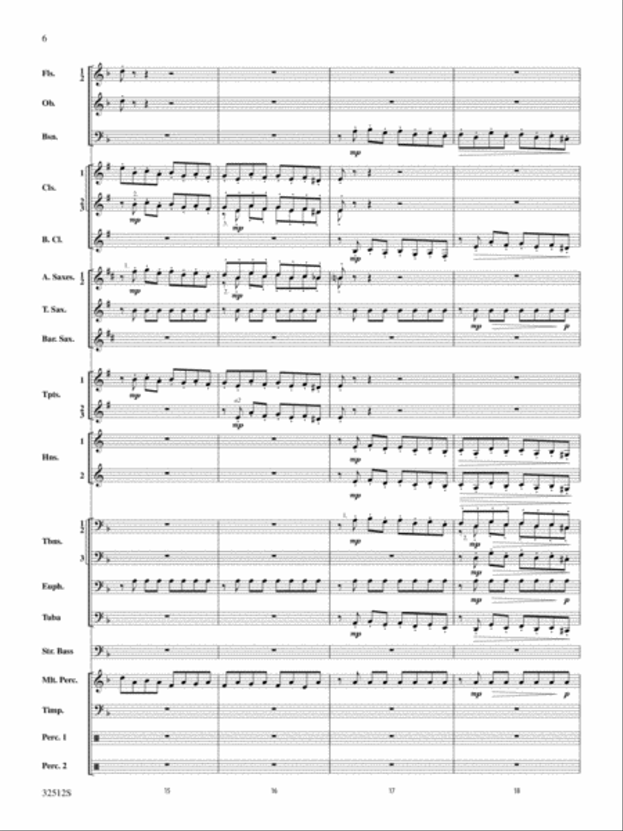 Toccata and Fugue in D Minor: Score Concert Band scores gallery preview page 6