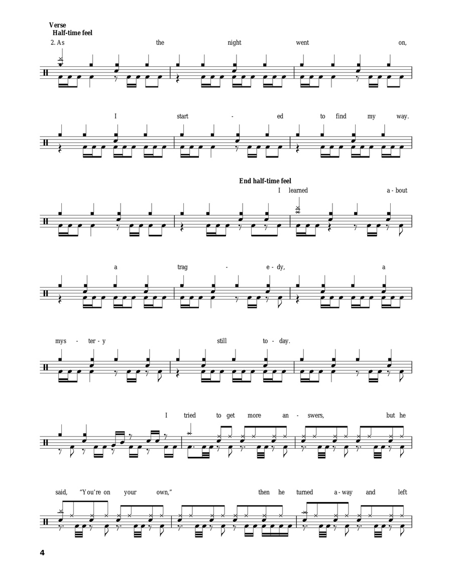 Fatal Tragedy Drum Set scores gallery preview page 4