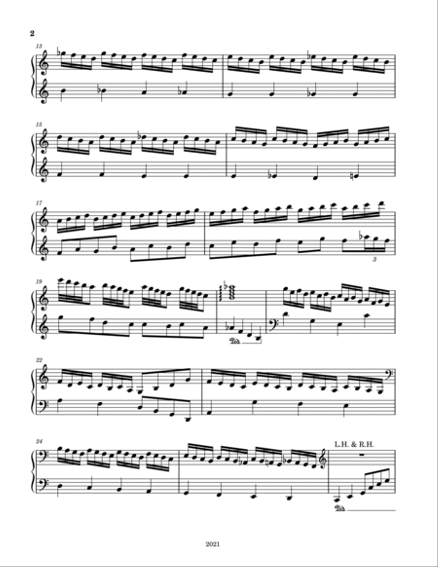 Melting Piano Solo scores gallery preview page 2