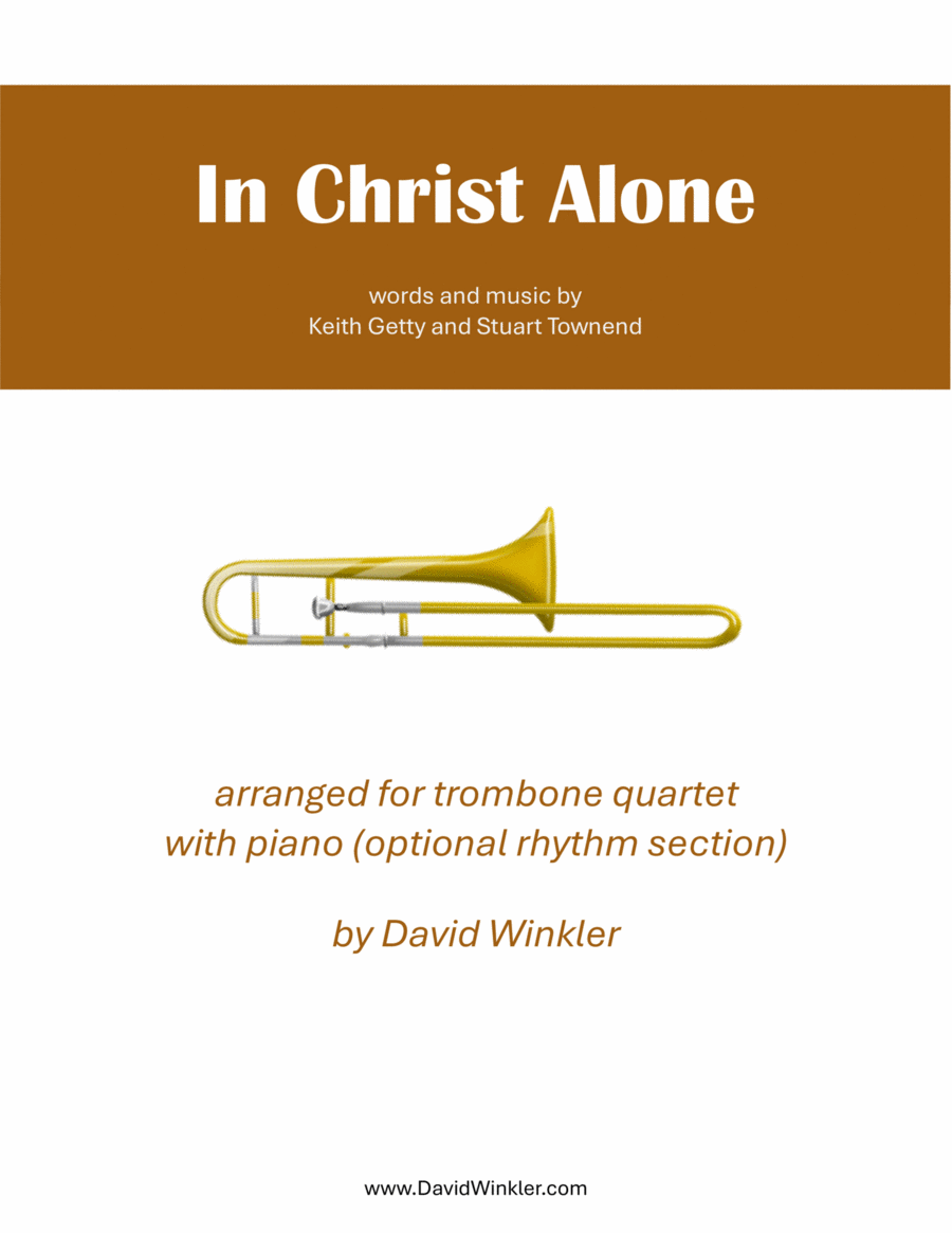 In Christ Alone Trombone Solo scores gallery preview page 1