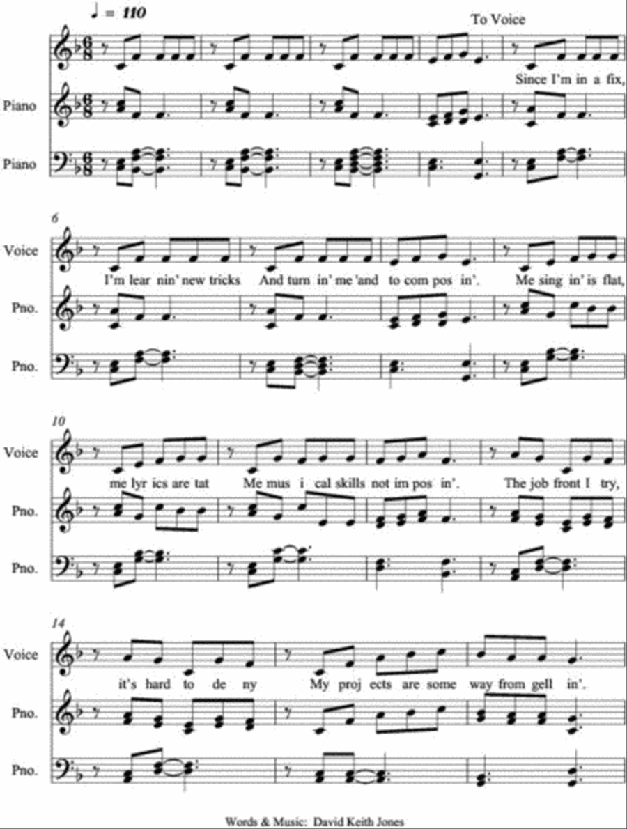 Now I'm Sixty Six Now I'm Sixty Six Voice scores gallery preview page 3