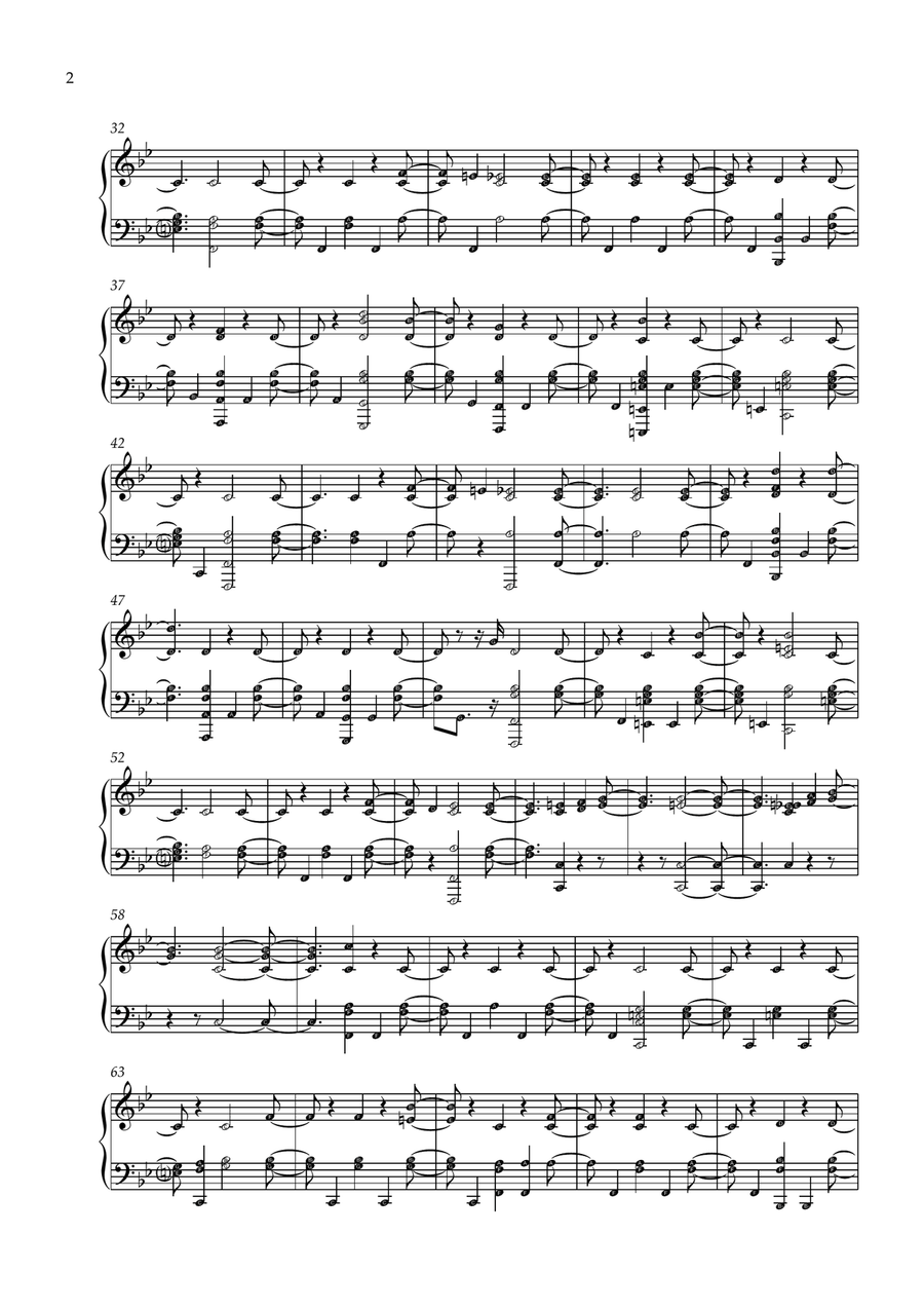 Hey Jude Hey Jude Easy Piano scores gallery preview page 2