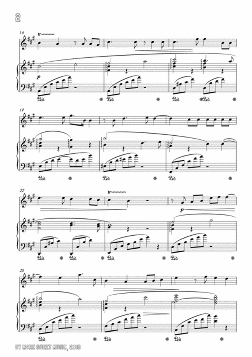 Richard Strauss-Morgen!, for Violin and Piano image number null