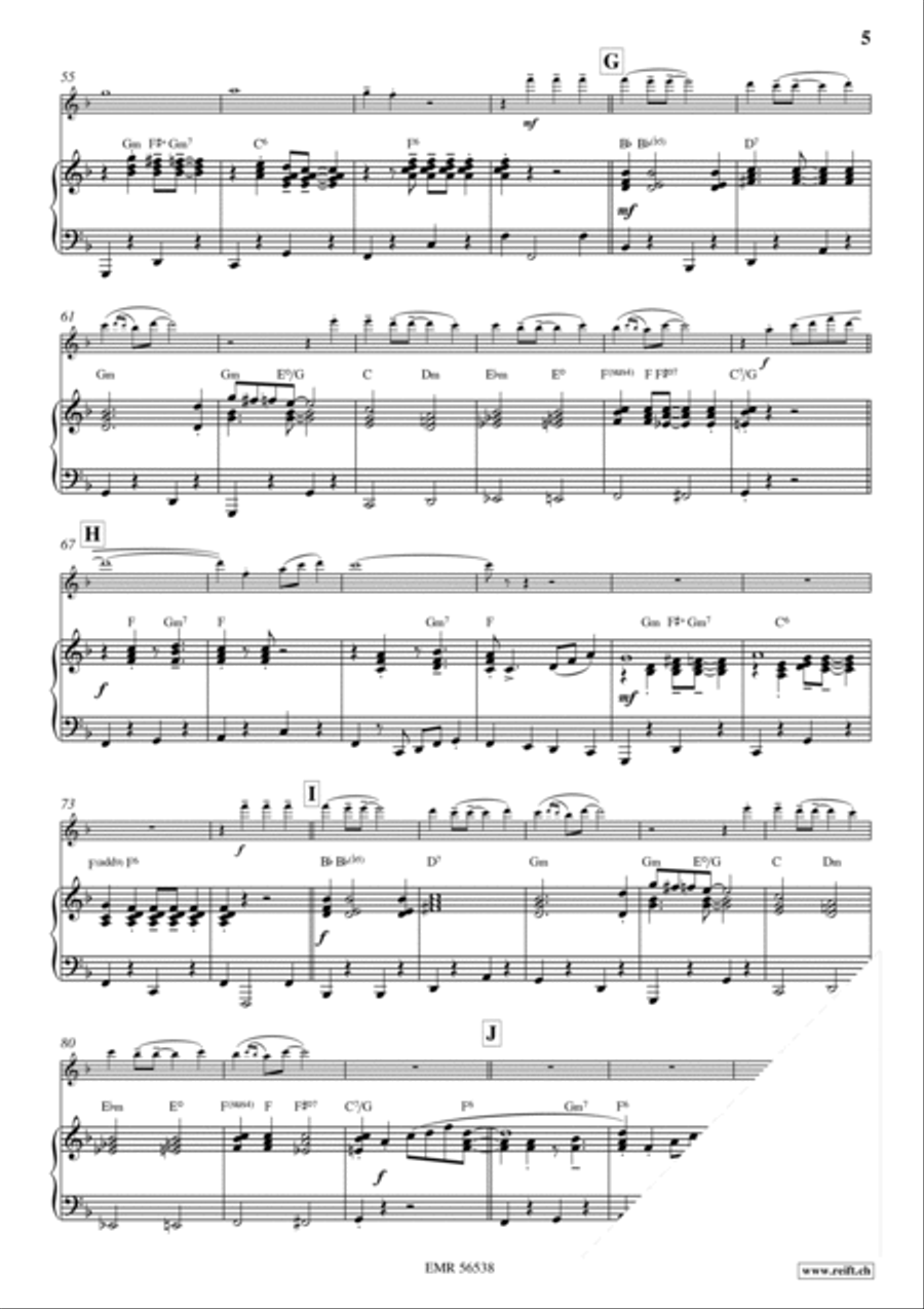 Charleston Medley Flute Solo scores gallery preview page 6