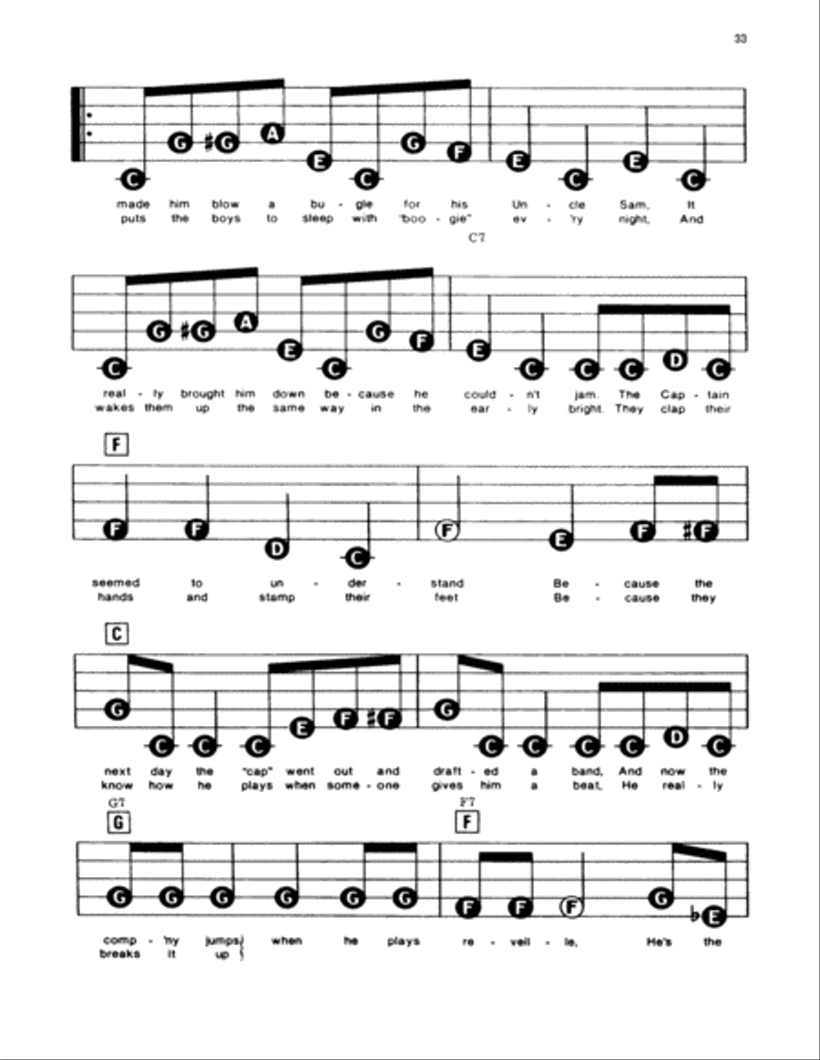 Boogie Woogie Bugle Boy Boogie Woogie Bugle Boy Electronic Keyboard scores gallery preview page 2