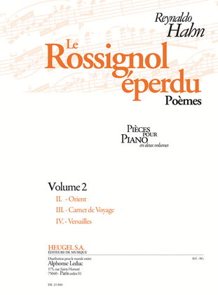 Book cover for Le Rossignol Eperdu Vol.2 (Poemes)