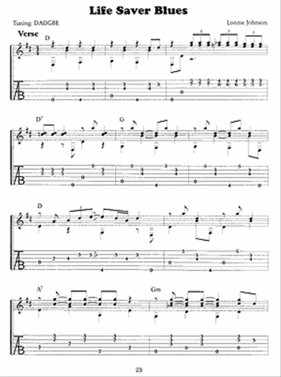 Early Roots of Robert Johnson Electric Guitar scores gallery preview page 2