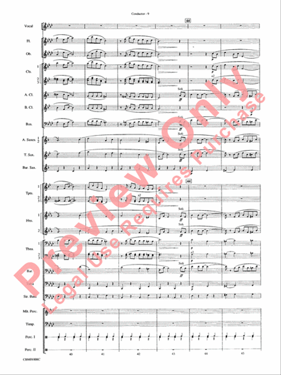 Star Dust Concert Band scores gallery preview page 12