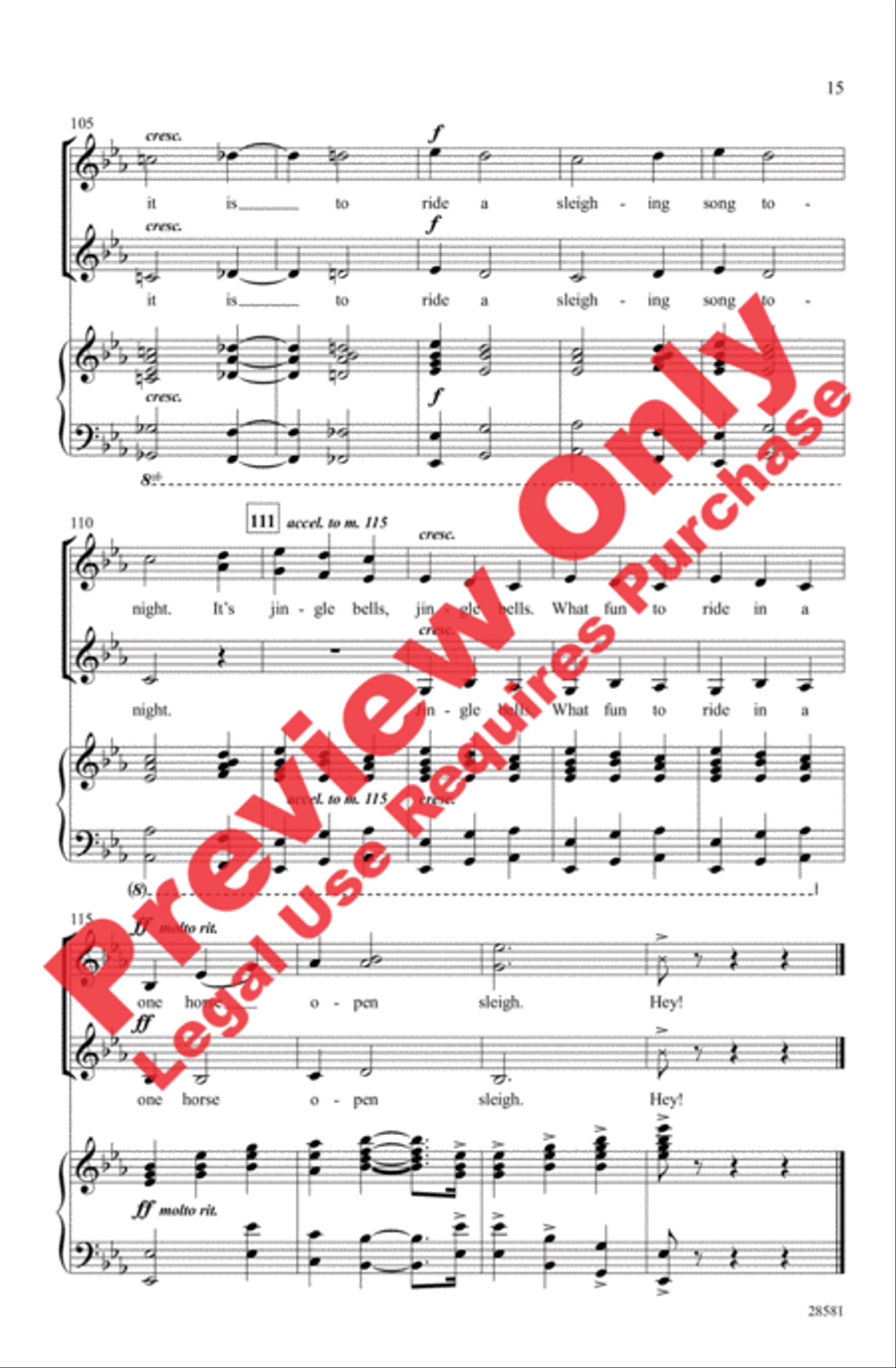 Nutcracker Jingles Women's Choir scores gallery preview page 14