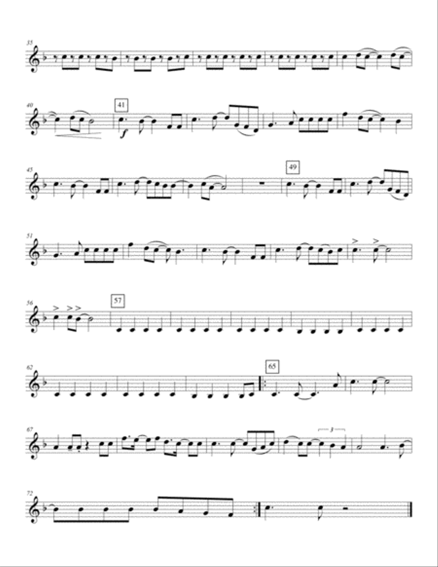 Don't Stop Believin' Don't Stop Believin' Brass Ensemble scores gallery preview page 2