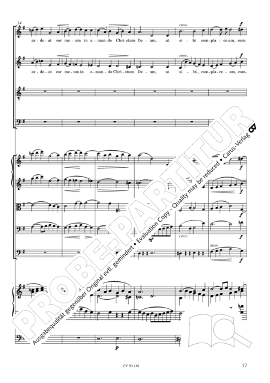 Stabat Mater in G minor 4-Part scores gallery preview page 18