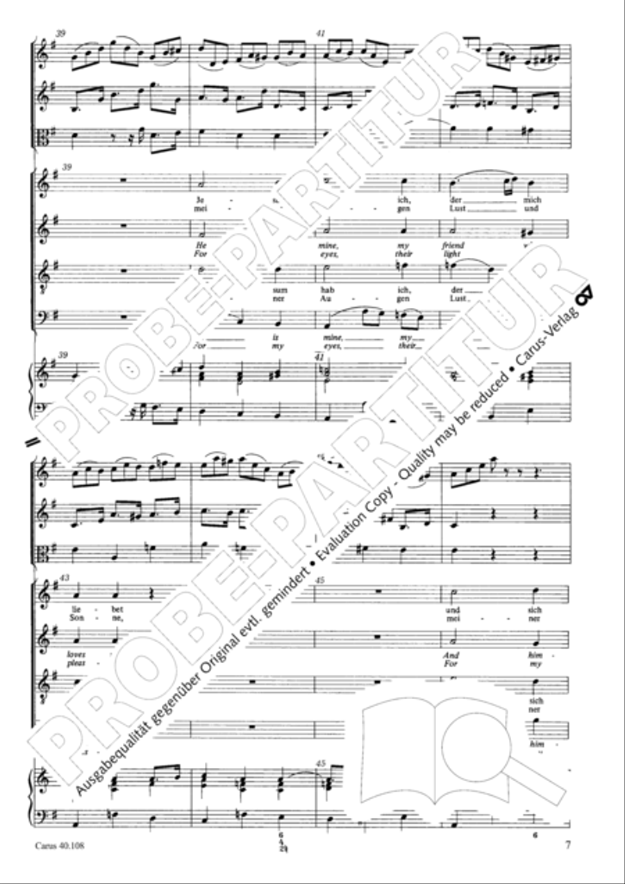 Jesus bleibet meine Freude 4-Part scores gallery preview page 8