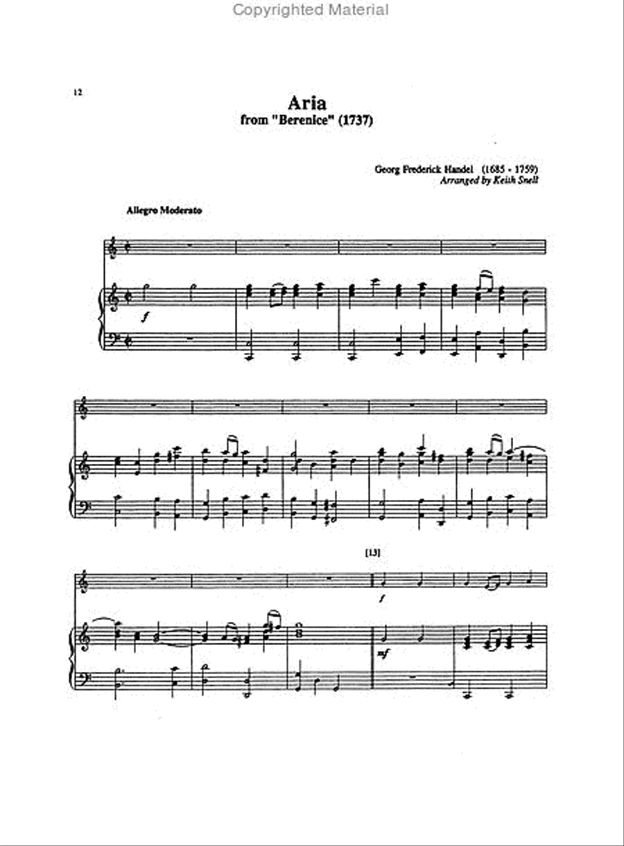 Belwin Master Solos (Alto Saxophone), Volume 1 Alto Saxophone scores gallery preview page 4
