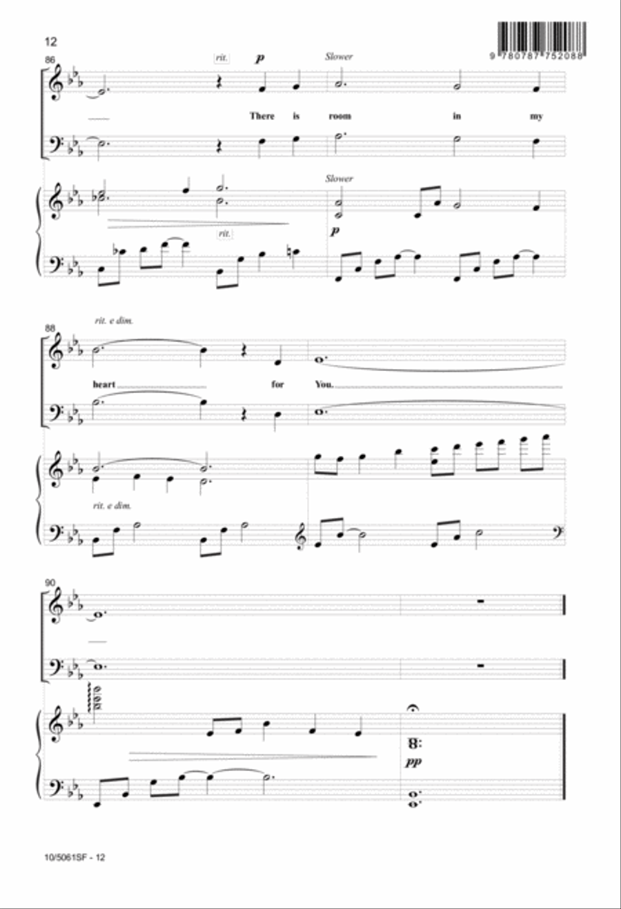 O Come to My Heart O Come to My Heart 4-Part scores gallery preview page 12