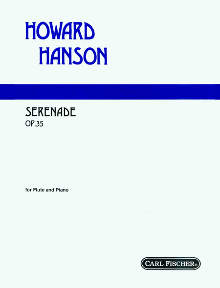 Serenade by Howard Hanson Flute Solo - Sheet Music
