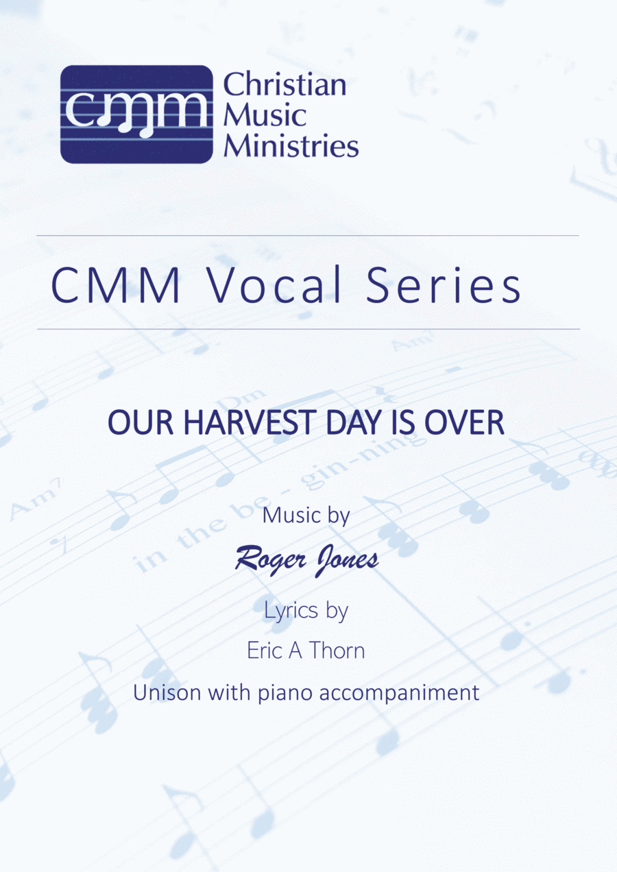 Our Harvest day is over Our Harvest day is over Piano, Vocal, Guitar scores gallery preview page 1