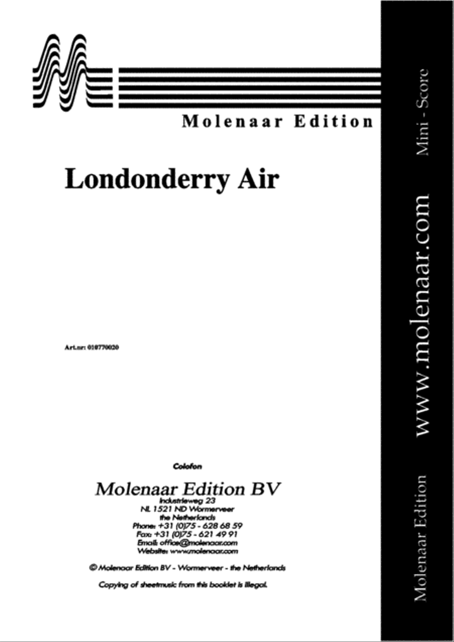 Londonderry Air Concert Band scores gallery preview page 2