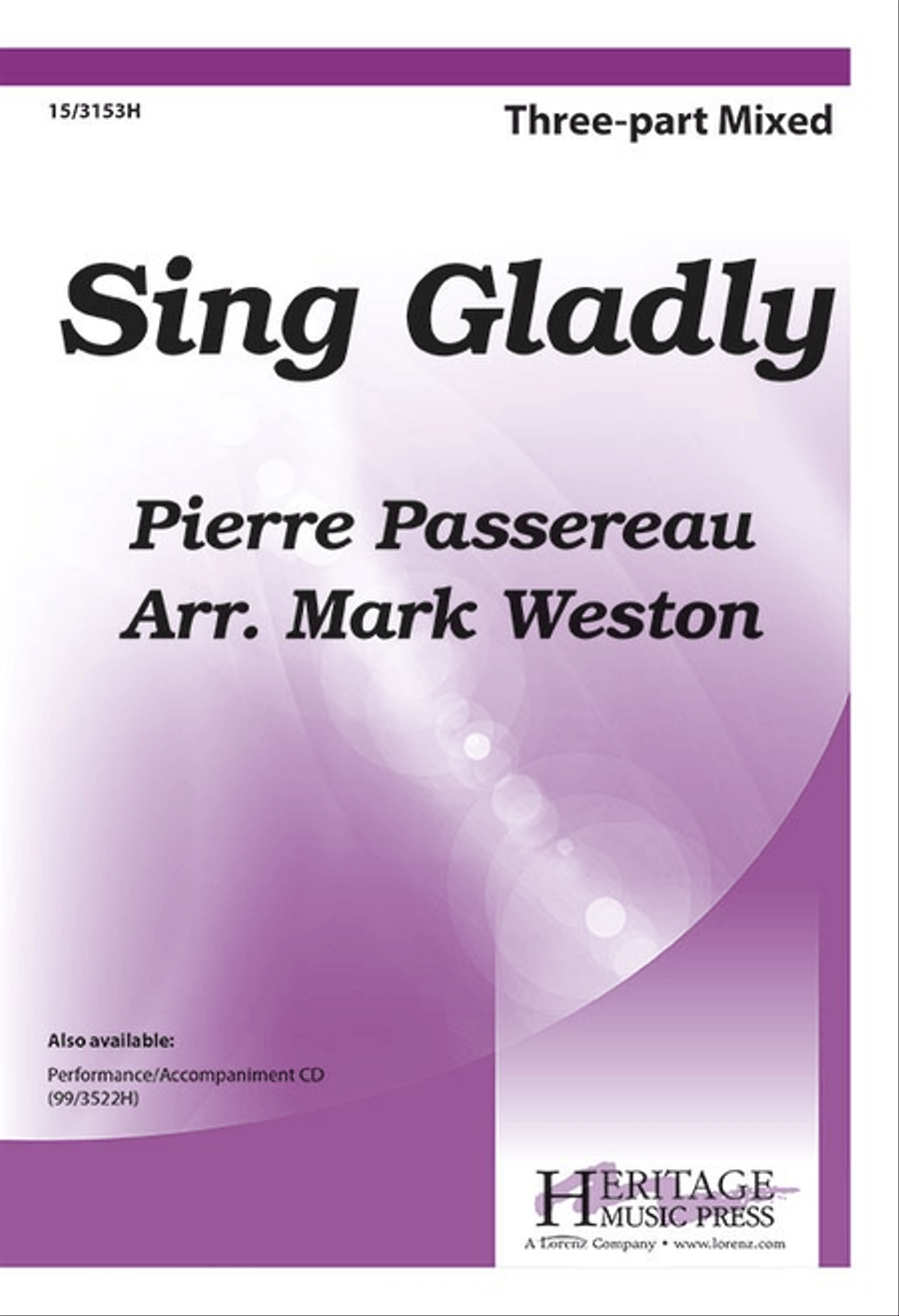 Sing Gladly Sing Gladly 3-Part scores gallery preview page 1