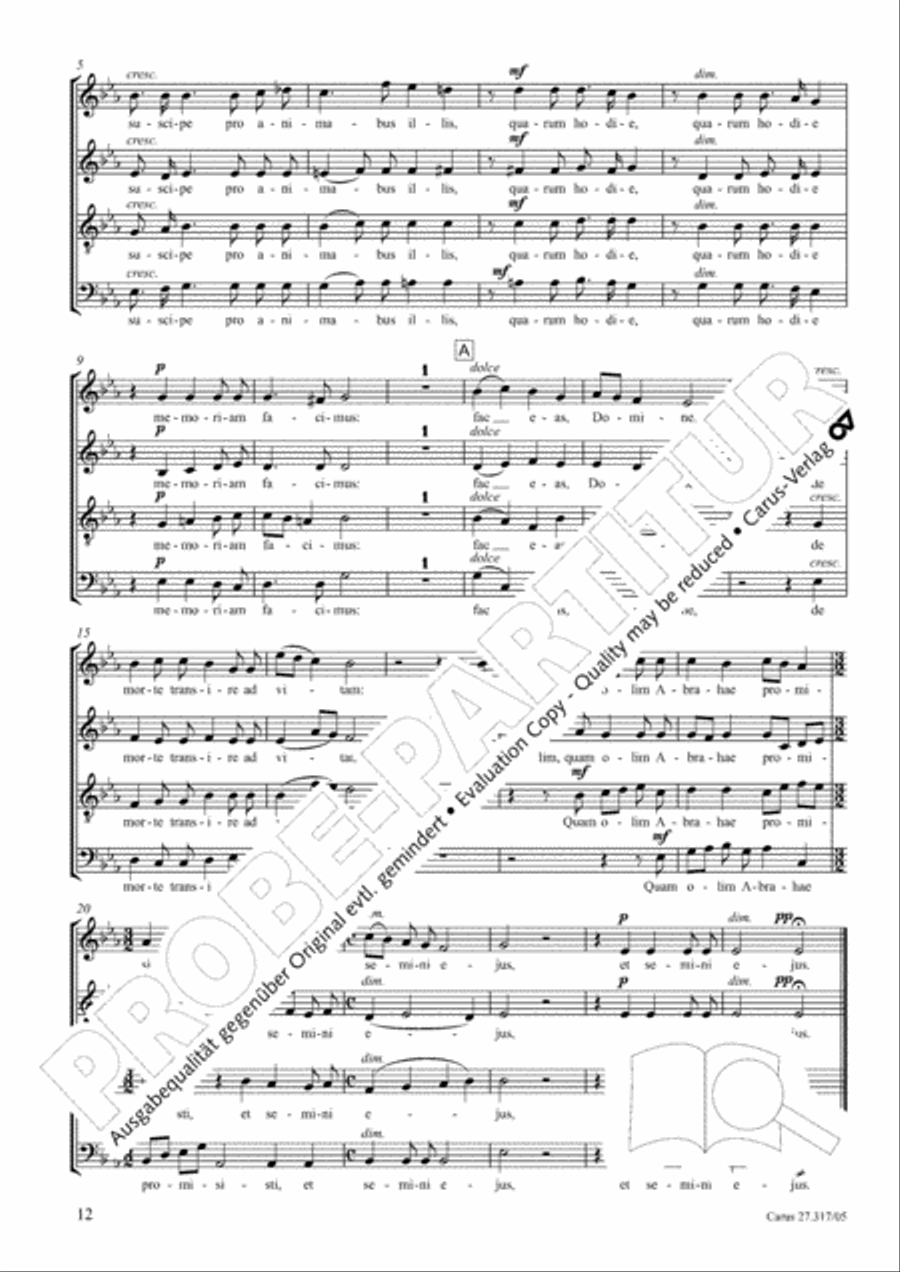 Messe de Requiem 4-Part scores gallery preview page 13