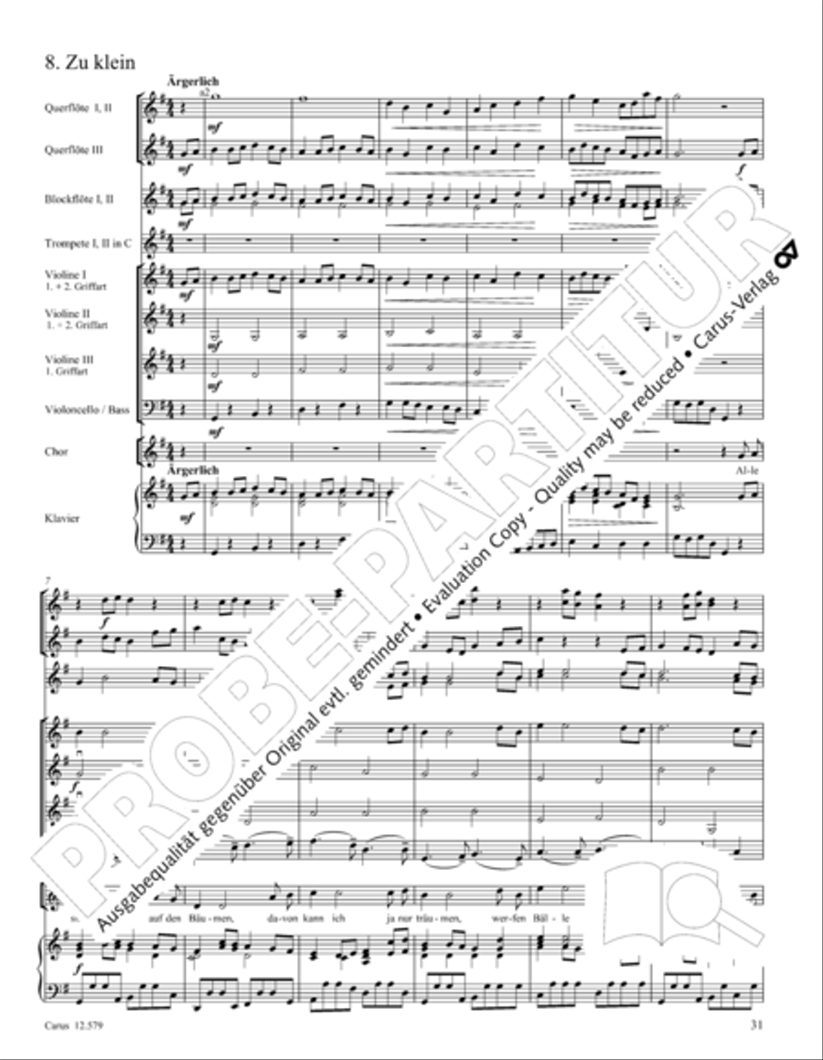 Der Garten des Riesen Der Garten des Riesen Children's Choir scores gallery preview page 36